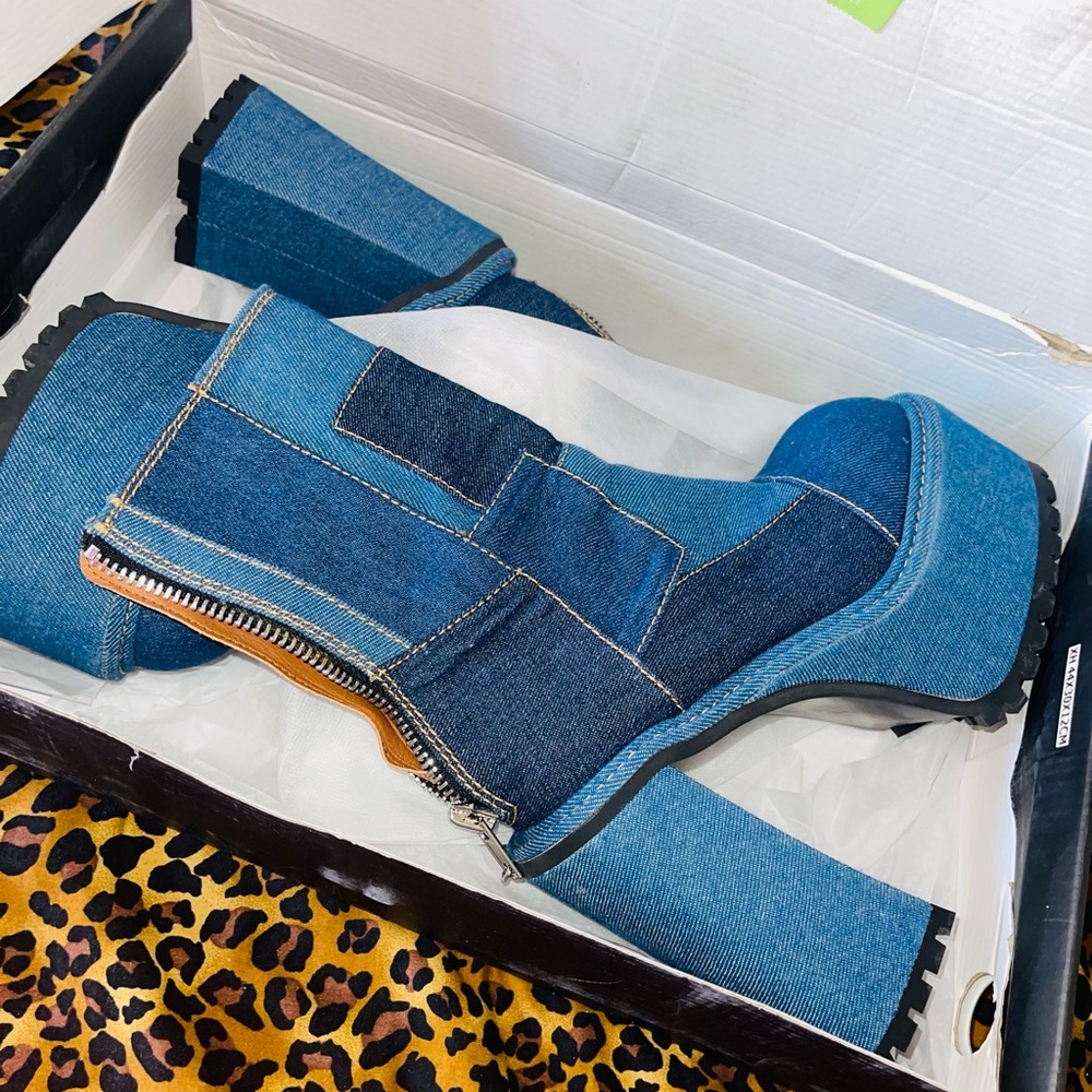 Bratz denim boots frm Dollskill